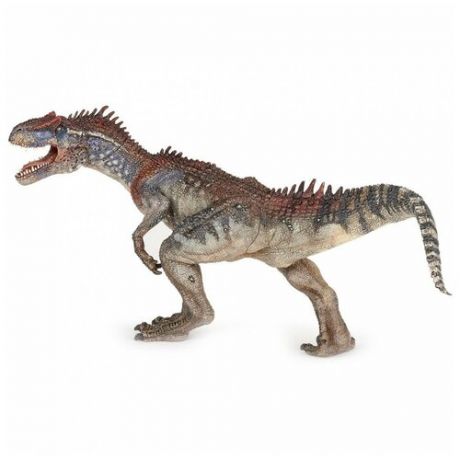 Аллозавр коричневый с подвижной челюстью 24 см Allosaurus фигурка игрушка динозавра