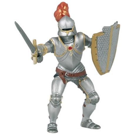 Фигурка Королевский рыцарь в доспехах с мечом и щитом 9,5 см из серии Рыцари и замки игрушка