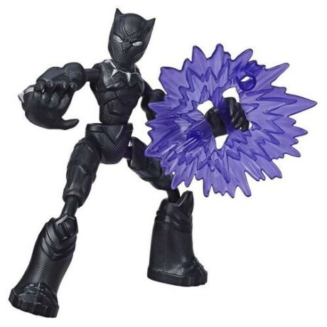 Hasbro Фигурка «Чёрная пантера» Бенди Мстители, 15 см