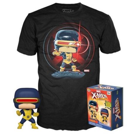 Фигурка Funko POP and Tee: Marvel 80th: First Appearance: Cyclops с футболкой (L) 47364