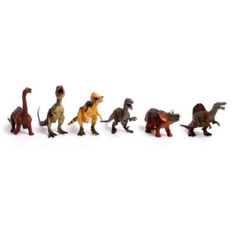 Зоомир Набор динозавров «Юрский период», 6 фигурок