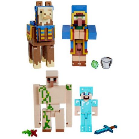 Фигурки Mattel Minecraft GTT53 боевой скелет-всадник