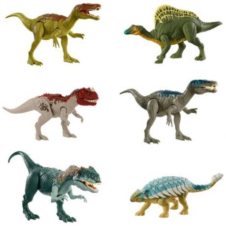 Фигурка Mattel Jurassic World Рычащий динозавр GWD06 в ассортименте