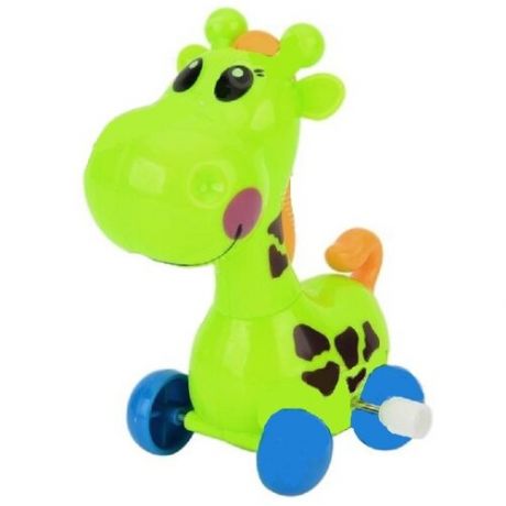 Заводная игрушка для детей, жирафик, крутит шеей и хвостом