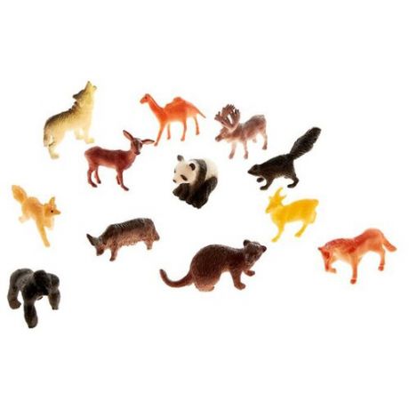 Набор фигурок животных "Удивительный мир", 12 предметов