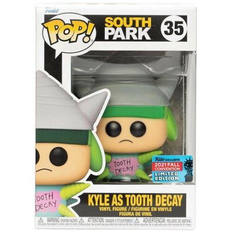 Фигурка Funko POP! Южный Парк - Кайл Кариес Эксклюзив (South Park Kyle As Tooth Decay NYCC 2021 Exc)