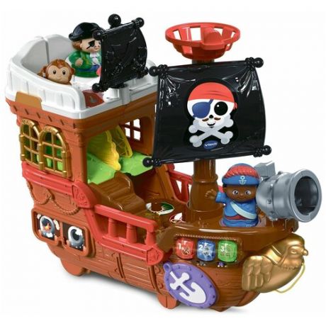 Пиратский корабль с фигурками и аксессуарами развивающая игрушка для детей от 1 года