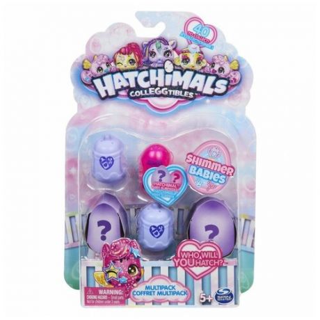 Hatchimals Набор фигурок S10 Блестящие малыши (Cюрприз) 4шт, 6060650