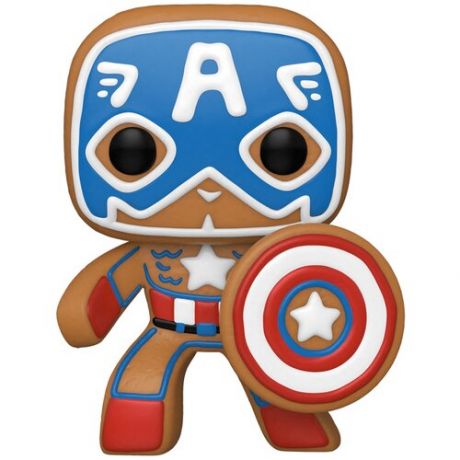 Фигурка Funko POP! Marvel Holiday: Gingerbread Captain America