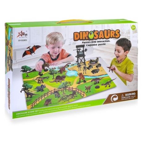 Игровой набор Oubaoloon "Динозавры", в коробке (XY01801-B)