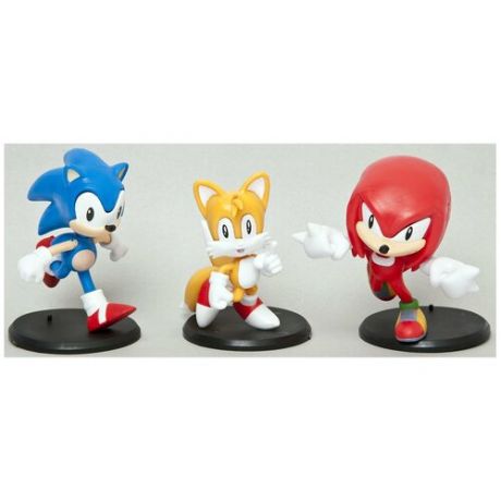 Набор фигурок Sonic / Соник 3шт (8см, пакет) set 2