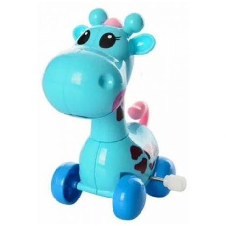 Заводная игрушка для детей, жирафик, крутит шеей и хвостом