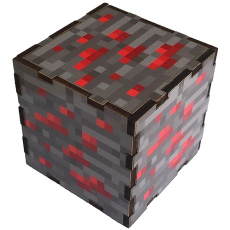 Кубик Minecraft Редстоуновая руда