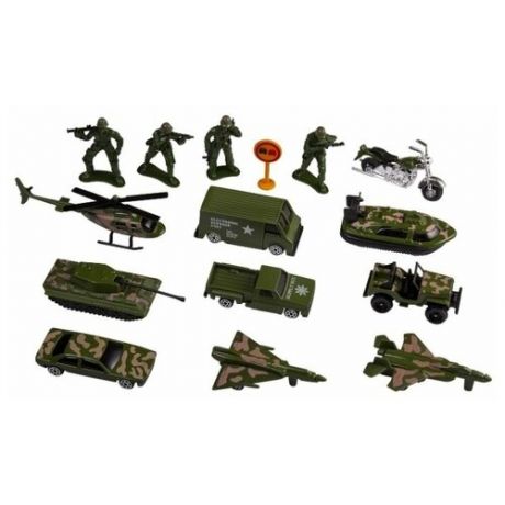 Игровой набор Военное отделение (металл, 16 предметов)