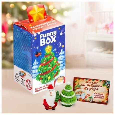 Набор для детей Funny Box Ёлочка: конверт, инструкция 4154953 .