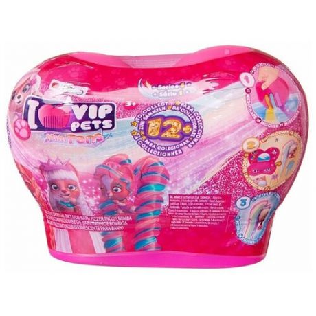 Фигурка IMC Toys VIP Pets Модные Щенки, коллекция Мини Фаны, темно-розовый