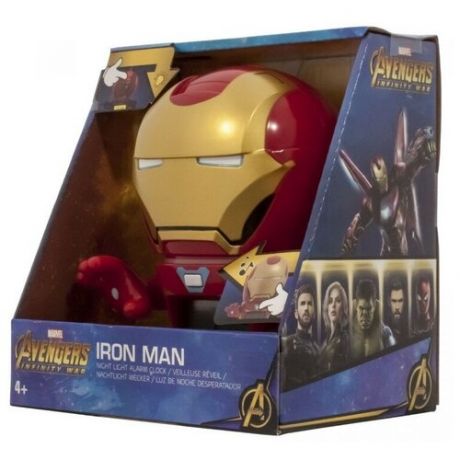 Будильник Marvel BulbBotz Infinity Wars "Iron Man", 14 см