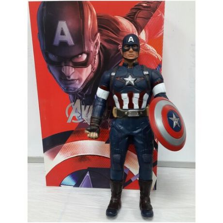 Фигурка Капитан Америка Мстители коллекционная 30 СМ