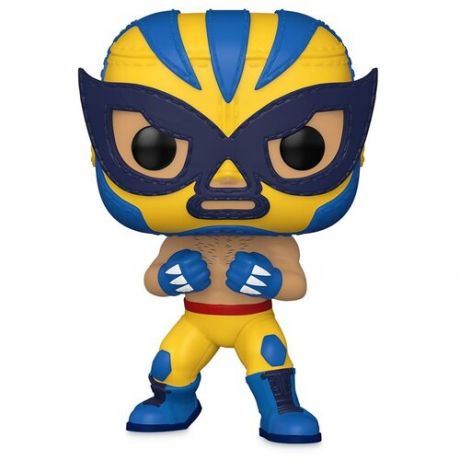 Фигурка Funko POP! Bobble Marvel Luchadores Wolverine 53873, 9.5 см