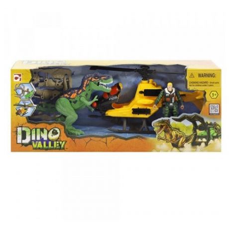 Игровой набор Chap Mei «Охотник на вертолете» Dino Valley