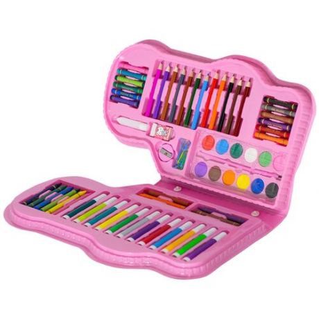 Детский набор для творчества в коробке, 70 предметов, розовый, Little Rainbow LR-SET-15