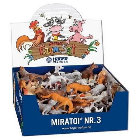 Мотивационный набор Miratoi №3 ферма, 100 игрушек