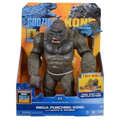 Фигурка Мега Конг "Годзилла против Конга" (Godzilla vs Kong 13" Mega Kong Figure with Lights & Sounds)