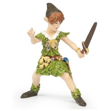 Лесной эльф-защитник с мечом 8 см из серии Сказки и Легенды фигурка-игрушка