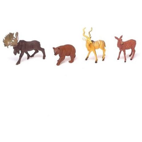 Набор животных Лесные звери, 4 фигурки Зоомир 5155890 .