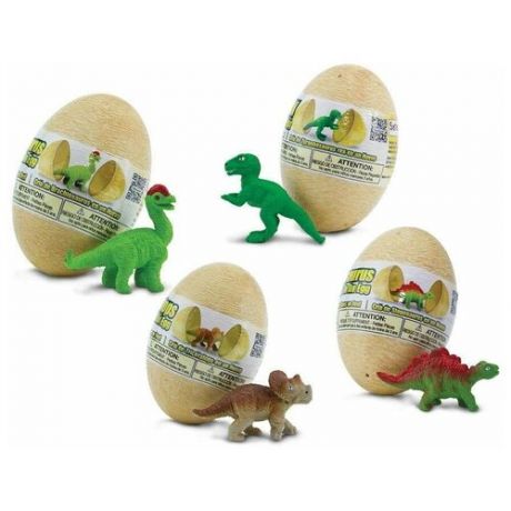 Набор фигурок Safari Яйца динозавров с динозавриками