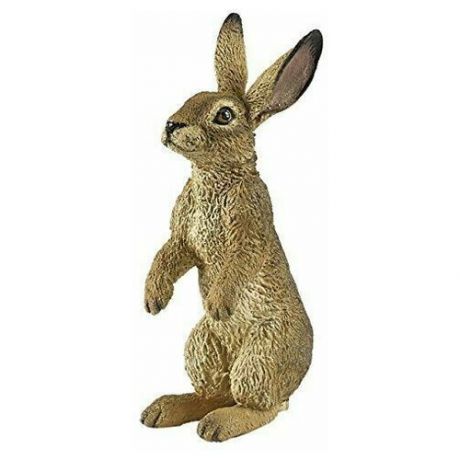 Заяц-русак 6 см Lepus europaeus фигурка-игрушка дикого животного