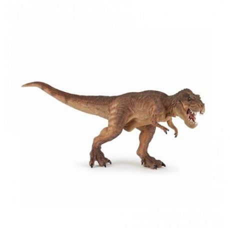Тираннозавр Рекс коричневый 25 см с подвижной челюстью Tyrannosaurus фигурка игрушка динозавра