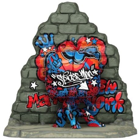 Фигурка Funko Головотряс Marvel Comics - POP! Deluxe - Spider-Man (Street Art Collection)