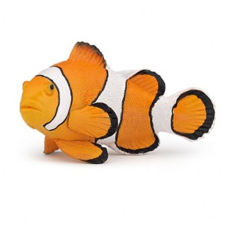 Рыбка-клоун - обитеталь коралловых рифов 6 см Amphiprion ocellaris фигурка-игрушка