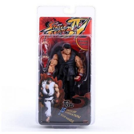 Подвижная Фигурка Рю Стрит Файтер Heilong (Street Fighter Ryu Neca Blue Alternate Costume New) 17 см