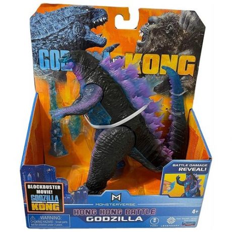 Фигурка Годзилла "Битва за Гонконг" (MonsterVerse Godzilla vs. Kong 6" Hong Kong Battle)