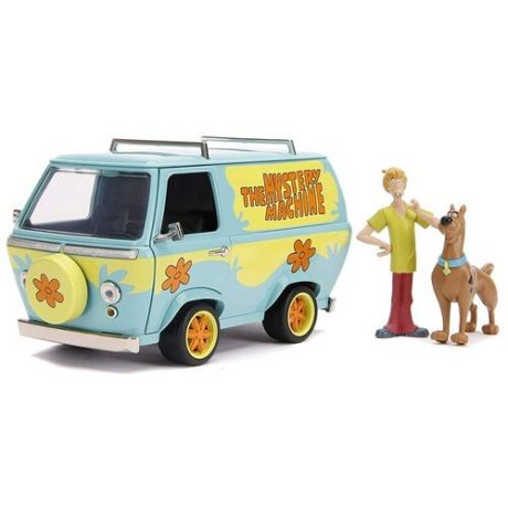 Игровой набор Скуби Ду и Загадочная Машина (Scooby-Doo Mystery Machine Die-cast Car with Shaggy and Scooby Figures)