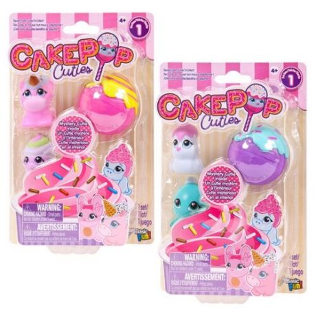 Набор игрушек Cake Pop Cuties, 1 серия, 2 вида в ассортименте, 3 штуки в наборе