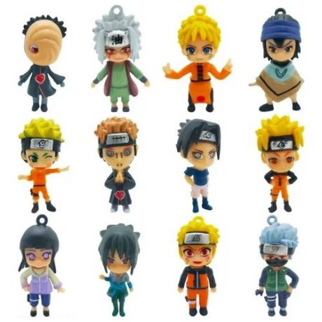 Фигурки Наруто Naruto аниме 12 штук по 6 СМ