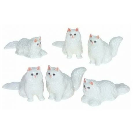 KLIMA Комплект Фигурка Белые персидские кошки