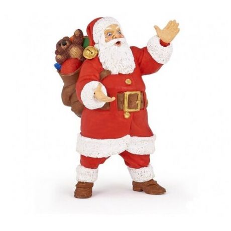 Санта Клаус 6 х 6 х 8,5 см - фигурка игрушка из серии Сказки и легенды