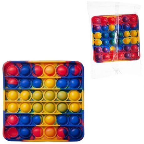 Игрушка-антистресс. Бесконечные мраморные шарики-пупырки в форме квадрата - Junfa Toys [ZY1237053]