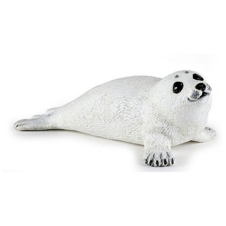 Белёк - детёныш гренландского тюленя 8 см Pagophilus groenlandicus фигурка-игрушка