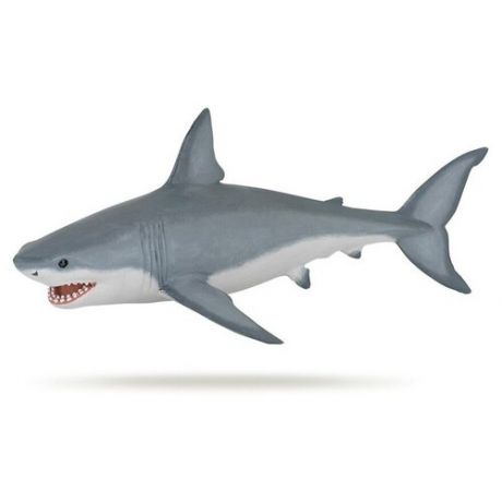 Большая белая акула 19 см Carcharodon carcharias фигурка-игрушка