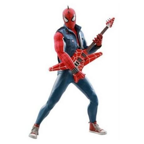 Подвижная фигурка Человек-панк (Hot Toys Spider-Man Spider-Punk) 30 см