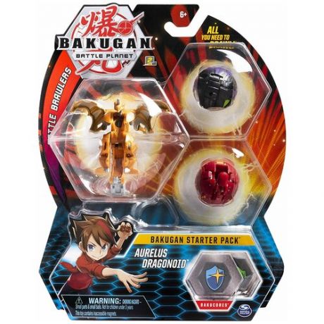 Игровой набор Spin Master Bakugan Starter Pack Aurelus Dragonoid 6055457