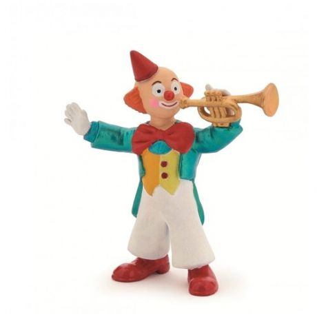 Клоун с музыкальной трубой 8 см фигурка игрушка человека