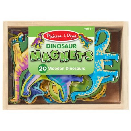 Фигурки Melissa & Doug Wooden Dinosaur Magnets 476