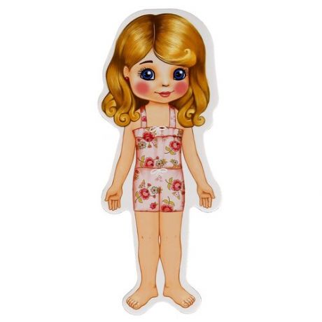 Игровой набор Умка Одень куклу на магнитах - Блондинка