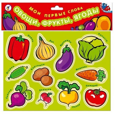 Игровой набор Дрофа-Медиа Магнит - Мои первые слова.Овощи, фрукты, ягоды 1318